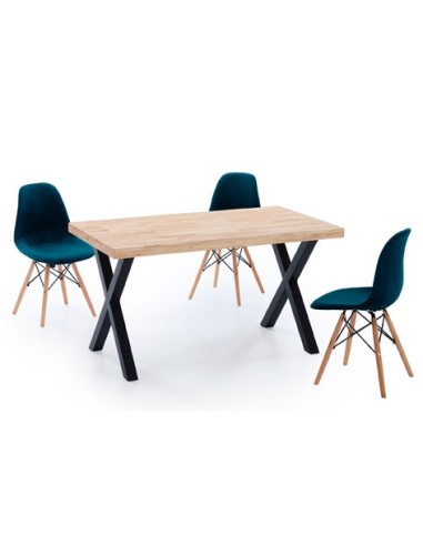 MESA COMEDOR FIJA X-LOFT 140 x 80 CM...