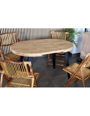 MESA COMEDOR REDONDA EXTENSIBLE BERG...