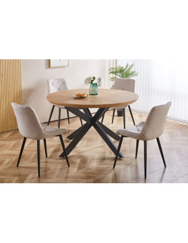 MESA COMEDOR REDONDA EXTENSIBLE CROSS...