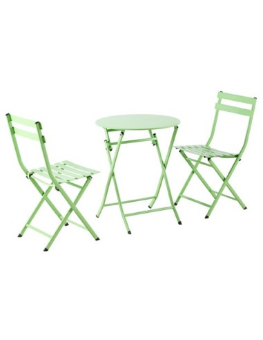 SET CAFE TERRAZA COLOR PISTACHO