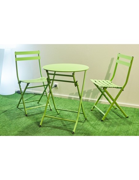 SET CAFE TERRAZA COLOR PISTACHO