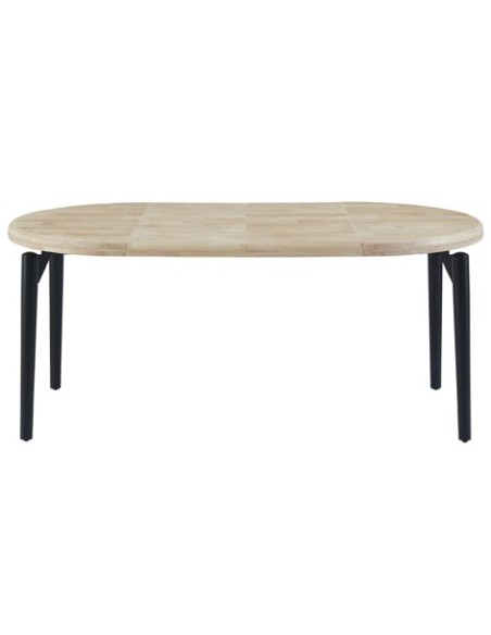MESA COMEDOR REDONDA EXTENSIBLE 100 - 140 - 180 CM MOON NORDISH / NEGRO