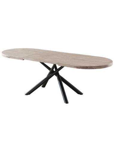 MESA COMEDOR OVAL EXTENSIBLE 160 -...