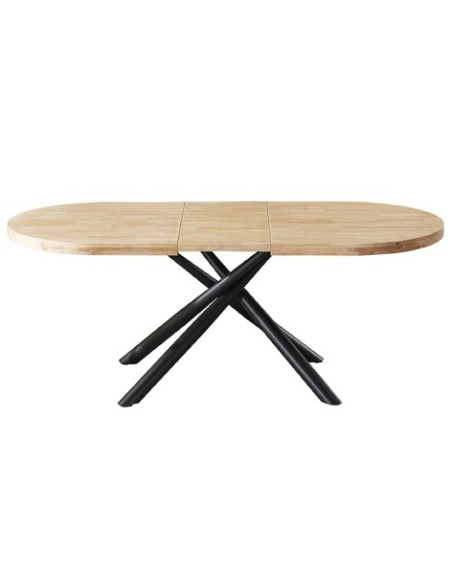 MESA COMEDOR EXTENSIBLE SENDA 160 - 200 -240 CM NORDISH / NEGRO