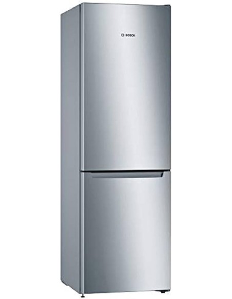 Frigorífico Bosch Combi 186 x 60 cm – Acero Mate Antihuellas