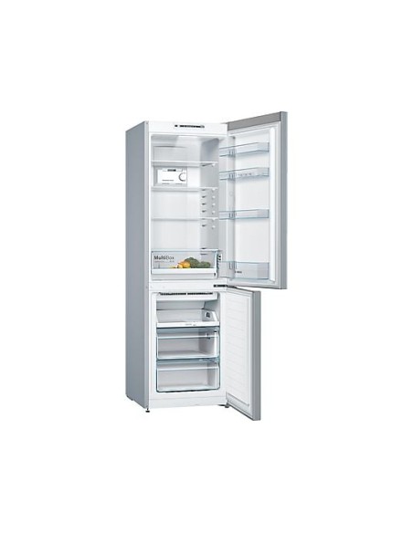 Frigorífico Bosch Combi 186 x 60 cm – Acero Mate Antihuellas