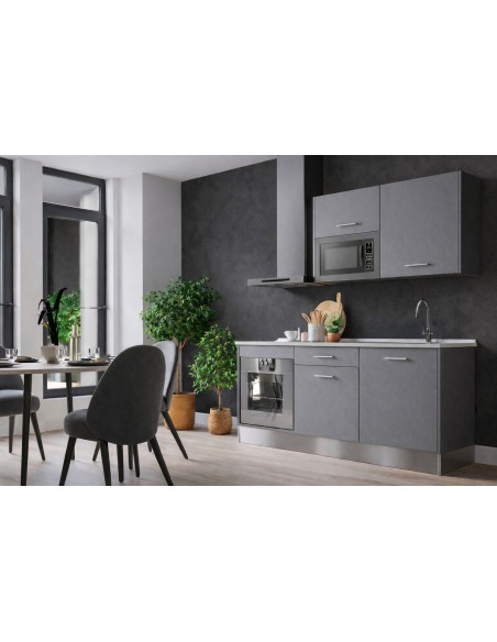 Conjunto de Muebles de Cocina 180cm – Estilo Moderno y Funcional