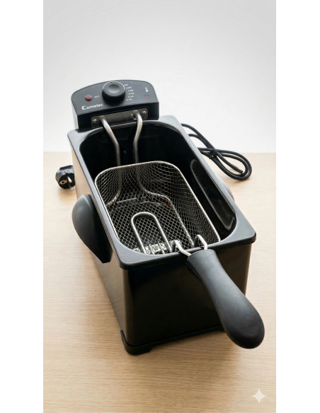 Freidora Comelec Negra