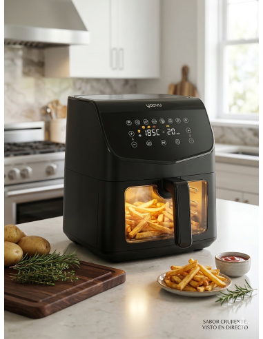 Freidora de Aire Yoovu con Ventana...