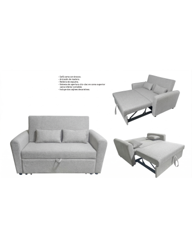 Sofá Cama con Brazos Modelo Ciro
