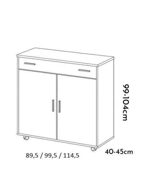 Mueble cama plegatin - Vintage (colchón 190 cm)