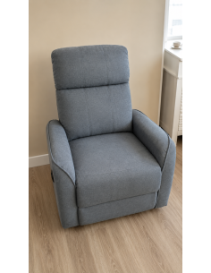 Sillón Power Lift gris con...