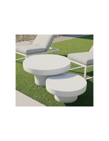 MESA BAJA REDONDA 90 CM MICROCEMENTO...