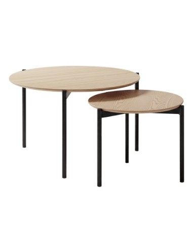 MESA CENTRO NIDO REDONDA SUCREAM OAK...