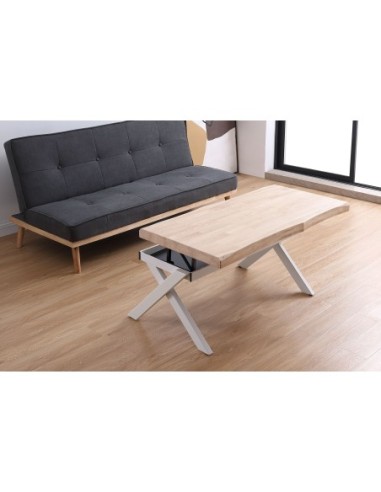 MESA CENTRO ELEVABLE XENA 120 X 66 CM...