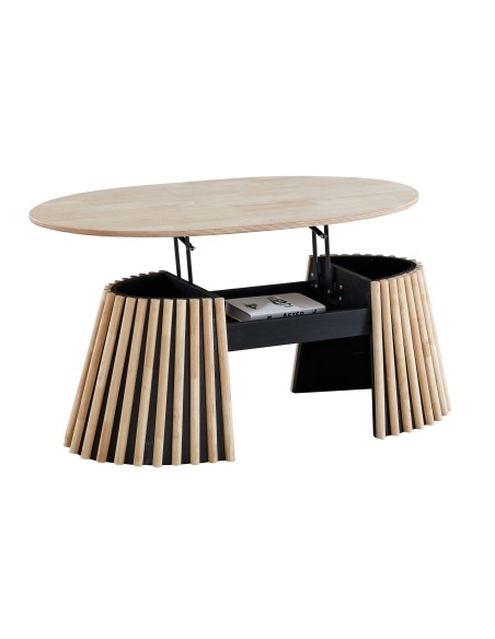MESA CENTRO ELEVABLE GROVE 120 X 60 CM NORDISH