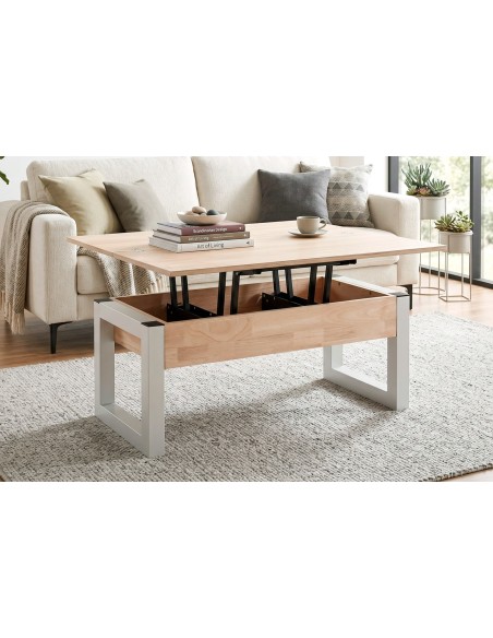 MESA CENTRO ELEVABLE Y EXTENSIBLE LOFT ADVANCE NORDISH / BLANCO