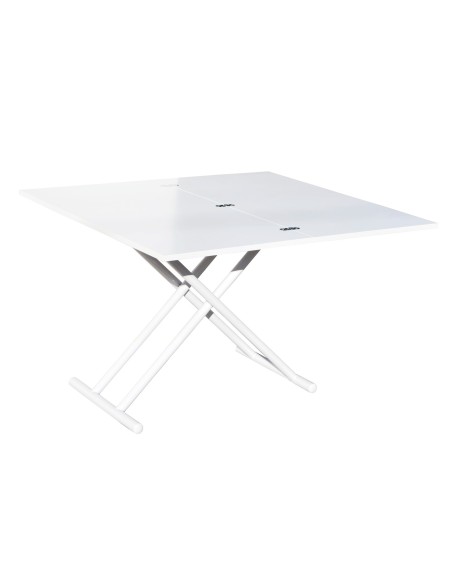 MESA CENTRO ELEVABLE Y EXTENSIBLE UP - DOWN BLANCO 100 x 50 CM