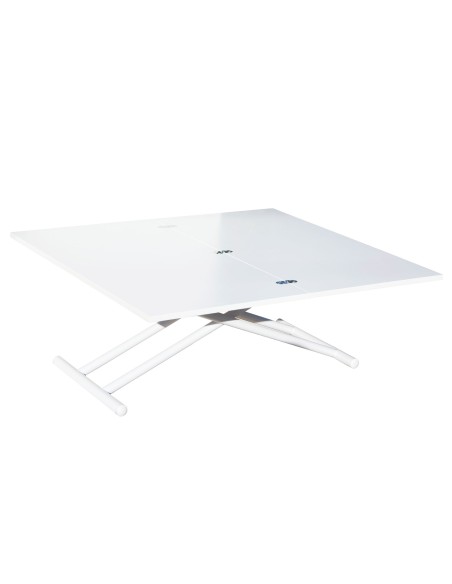 MESA CENTRO ELEVABLE Y EXTENSIBLE UP - DOWN BLANCO 100 x 50 CM