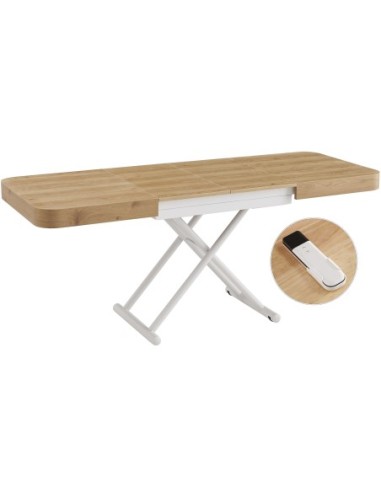 MESA CENTRO ELEVABLE Y EXTENSIBLE 120...