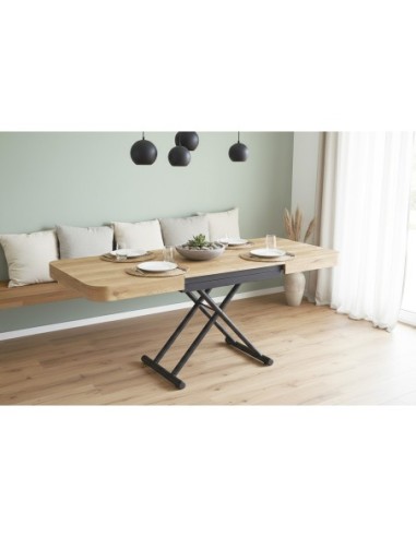 MESA CENTRO ELEVABLE Y EXTENSIBLE 120...
