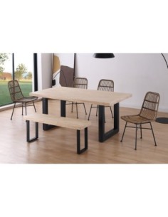 MESA COMEDOR FIJA LOFT 180...