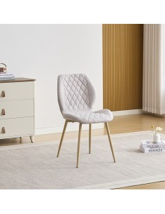SILLA TAPIZADA AMLES BEIGE...