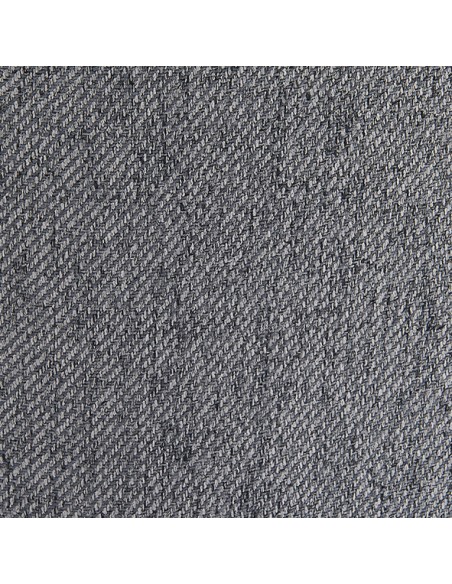 SILLA TAPIZADA AMLES GRIS CON PATAS METÁLICAS