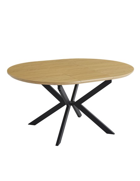 Mesa de Comedor Redonda Extensible Winsor 100-140 cm