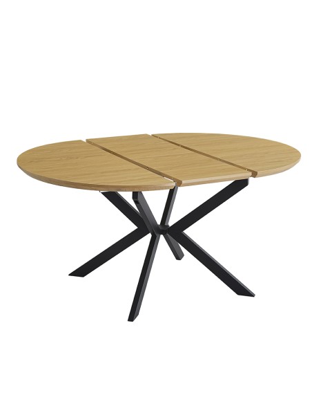Mesa de Comedor Redonda Extensible Winsor 100-140 cm