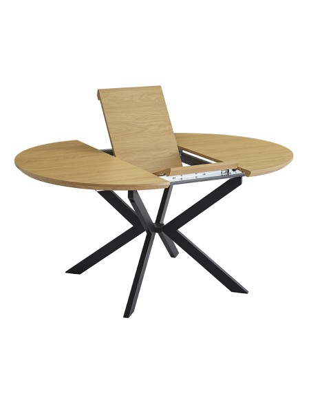 Mesa de Comedor Redonda Extensible Winsor 100-140 cm