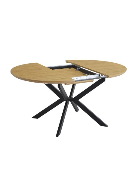 Mesa de Comedor Redonda Extensible Winsor 100-140 cm