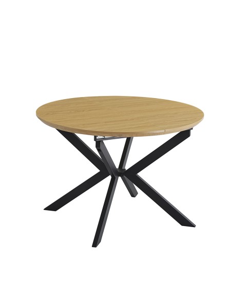Mesa de Comedor Redonda Extensible Winsor 100-140 cm