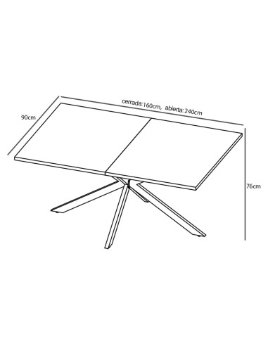 Mesa de Comedor Extensible Keller...