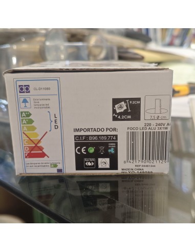 Pack 3Uds. Foco LED Empotrable...