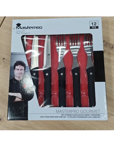 Set de 12 Piezas MasterPRO Gourmet –...