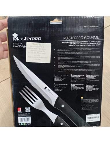 Set de 12 Piezas MasterPRO Gourmet –...