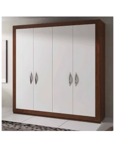 Armario puertas batientes diseño moderno con tirador de asa varios colores y medida