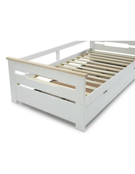 Cama Nido 90 x 190cm Modelo Zeri Blanco