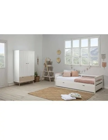 Cama Nido 90 x 190cm Modelo Zeri Blanco