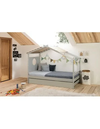 Cama Casa 90 x 190cm con Cajón Modelo Saya