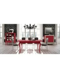 Comedor modular estilo romantico con pata isabelina