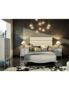 Dormitorio modular estilo romantico con bancada isabelina