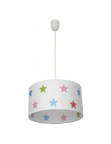 Colgante Star Estrellas De Colores 1xe27 Regx35d