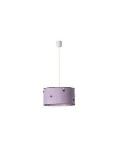 Colgante Boton Lila 1xe27...