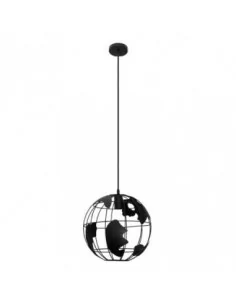 Colgante Orbe 1xe27 Negro...