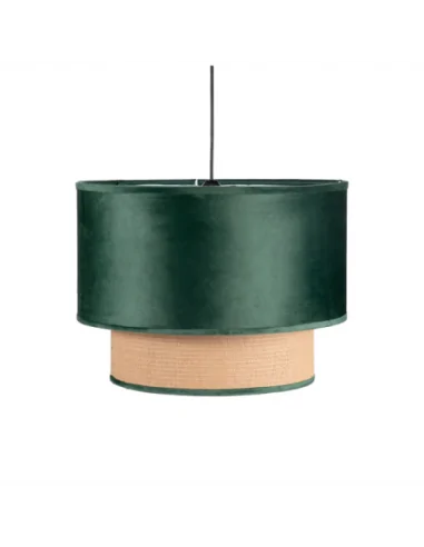 Colgante 2 Pantalla Nerva 1xe27 Verde Regx40x40 Cm