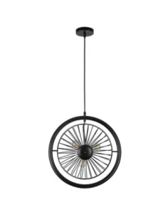 Colgante Ganga 3xe27 Negro...