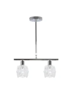Lampara Derby 2xe14 Cromo...