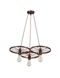 Colgante Mirlo 3xe27  Rueda...